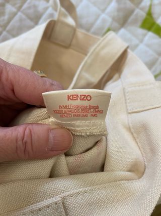 Bolsa de tela Kenzo Beige y Roja