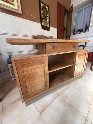 Mueble de entrada de madera