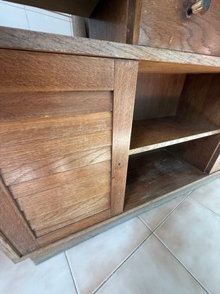 Mueble de entrada de madera