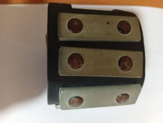 Bracciale cuoio anni 80' stile punk