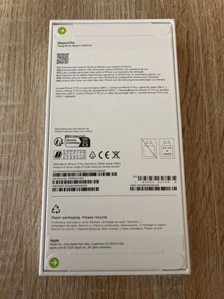 iPhone 17 Pro 256GB Azul Marino Nuevo