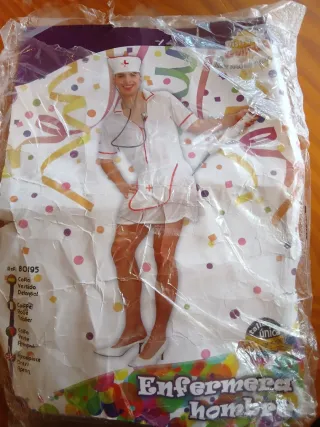 Disfraz Enfermera Hombre Talla Única