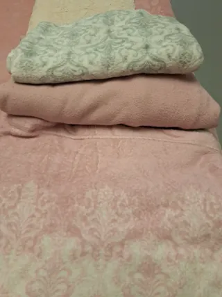 Juego Sábanas Sedalina 135cm Rosa/Gris