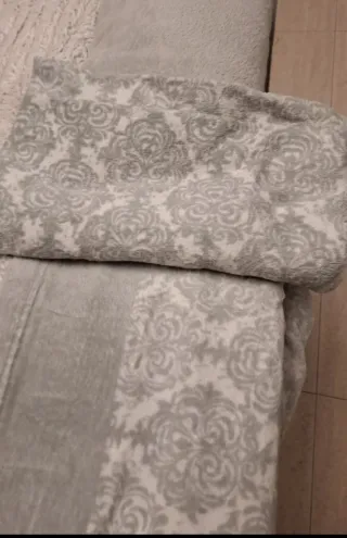 Juego Sábanas Sedalina 135cm Rosa/Gris