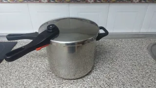 Olla Exprés Grande Acero Inoxidable