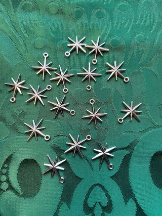 15 Estrellas Metálicas Adornos