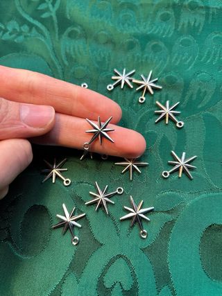 15 Estrellas Metálicas Adornos