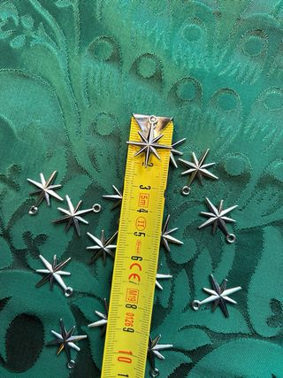 15 Estrellas Metálicas Adornos