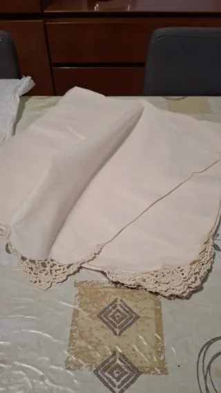 Tovaglia Vintage 12 posti con tovaglioli