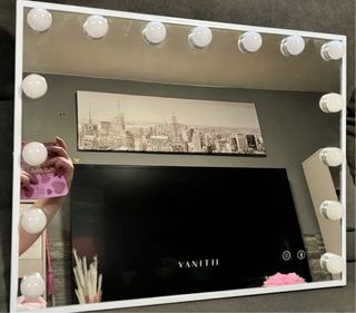 Espejo de tocador con luces LED y Bluetooth