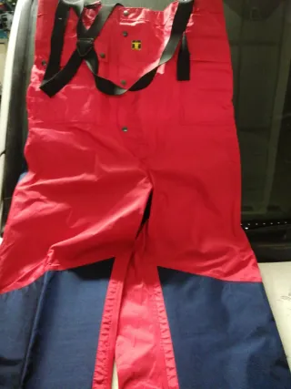 Pantalón Náutico Guy Cotten Rojo/Azul