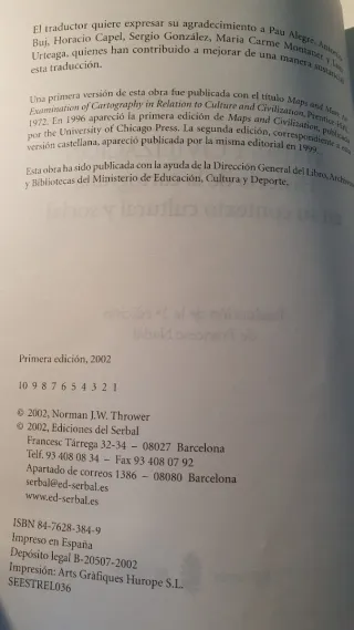 Mapas y civilización: Historia de la cartografí...