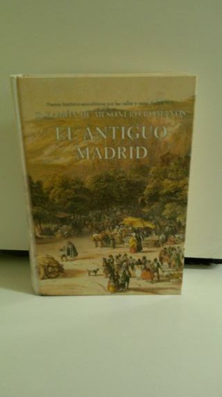 Libro el antiguo Madrid