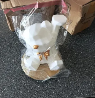 Vassoio portaoggetti orso 13x17 cm