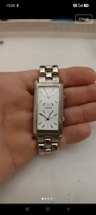 Orologio Uomo Argento