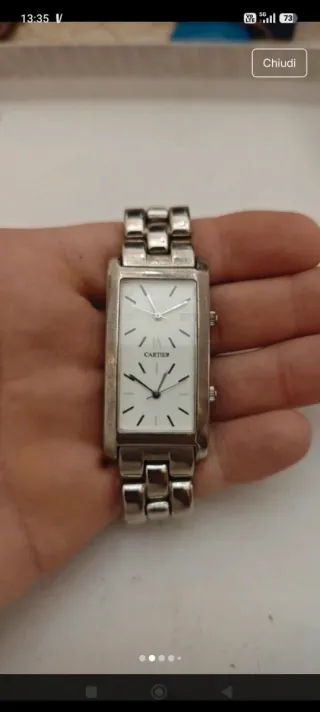 Orologio Uomo Argento