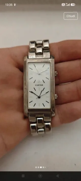 Orologio Uomo Argento