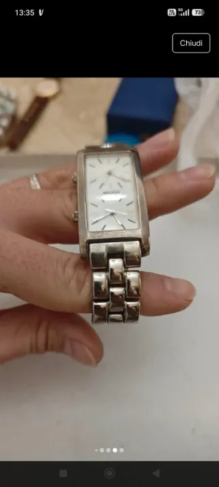 Orologio Uomo Argento