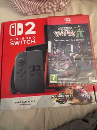 Nintendo Switch 2 + Mario Kart fisico + Pokémon