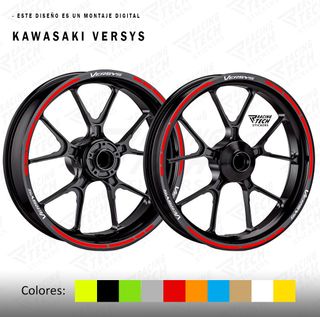 Pegatinas llantas Kawasaki Versys 650 1000