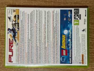 Juego 2x1 xbox 360 batman LEGO y Pure (motos)