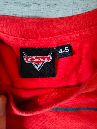 Camiseta Cars Talla 4
