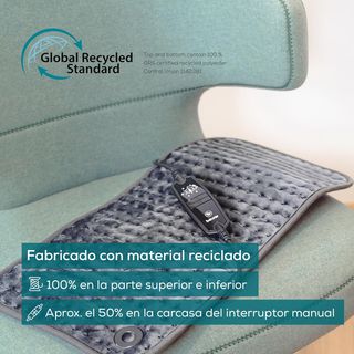 Beurer HK123 Cosy Grey Almohadilla Eléctrica 60x30