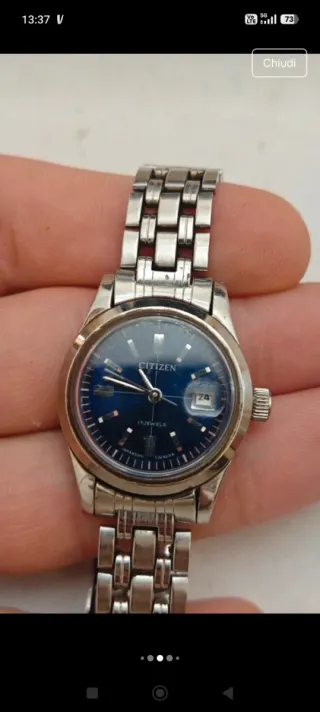 Orologio Citizen donna blu/argento