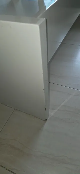 Mesa de centro elevable blanca