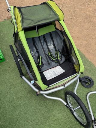 Bicicleta Elec. Alemana Kalkhoff +Remolque Croozer