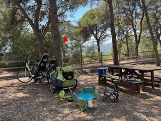 Bicicleta Elec. Alemana Kalkhoff +Remolque Croozer