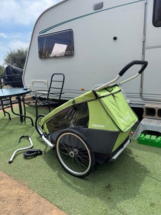 Bicicleta Elec. Alemana Kalkhoff +Remolque Croozer