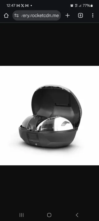 Baúl SHAD SH47 Negro Carbono