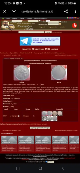 MONETA ULTRA RARA PROVA O PROGETTO UNIFACE JHONSON