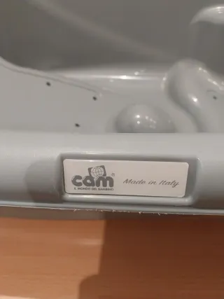 Bañera bebé gris 53x95