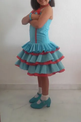 Traje Flamenca Niña corto