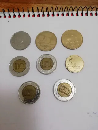 Monedas Suecia Noruega Dinamarca Hungría y Francia