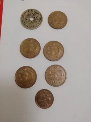 Monedas Suecia Noruega Dinamarca Hungría y Francia