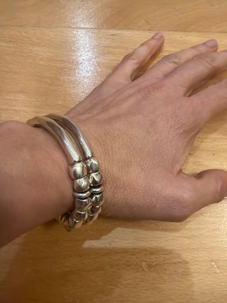 Pulsera elástica UNOde50 Plata