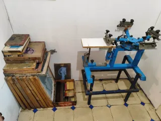 Serigrafía Pulpo 4 Pantallas + pantallas+ pinturas