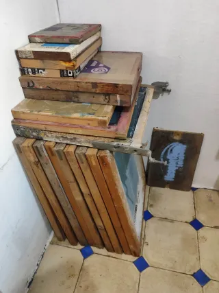 Serigrafía Pulpo 4 Pantallas + pantallas+ pinturas