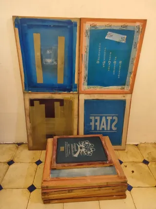 Serigrafía Pulpo 4 Pantallas + pantallas+ pinturas