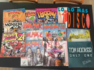 Lote Vinilos Max Mix, iBoom, Tom Hooker