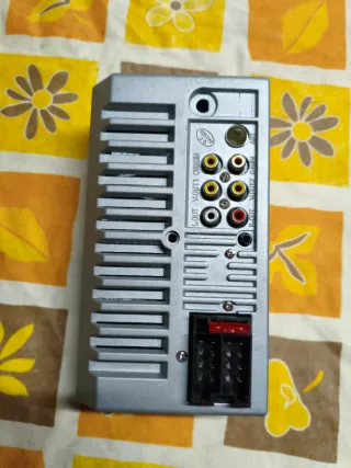 Rádio Automóvel 2DIN Preto e Prata