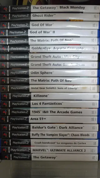 Lote de 68 Juegos PlayStation 2 (PS2)