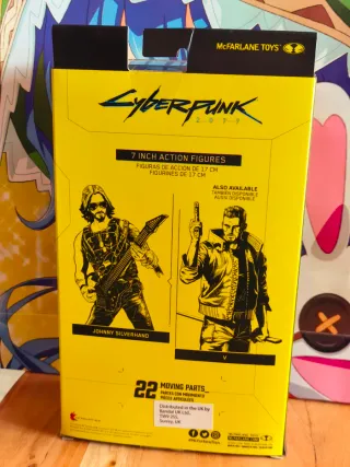 FIGURA JOHNNY SILVERHAND 17CM CYBERPUNK 2077 +LOGO
