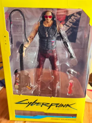 FIGURA JOHNNY SILVERHAND 17CM CYBERPUNK 2077 +LOGO