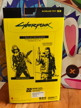 FIGURA JOHNNY SILVERHAND 17CM CYBERPUNK 2077 +LOGO