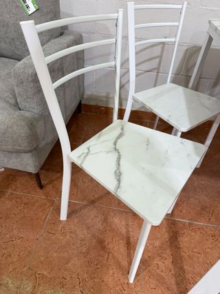 Comedor mármol 4 sillas