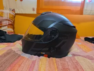 Casco Integral Moto Guzzi con Intercomunicador